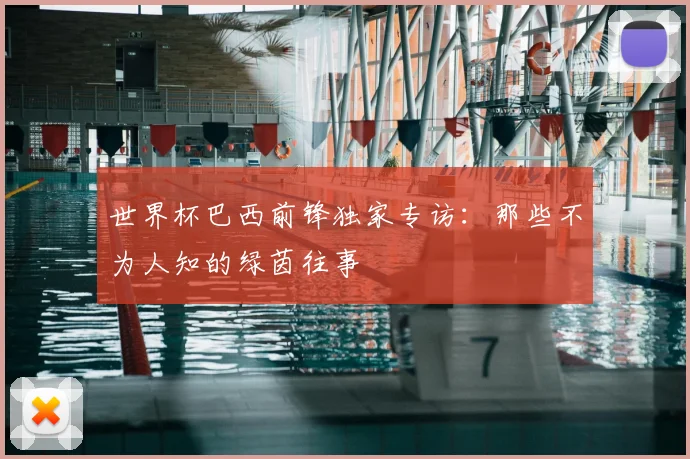 世界杯巴西前锋独家专访:那些不为人知的绿茵往事